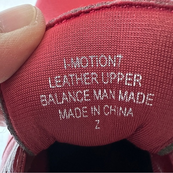 Easy, spirit Motion anti-gravity, red leather, walking shoes, women - Picture 4 of 5